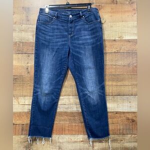 Chico's Dark Blue Ankle Jeans